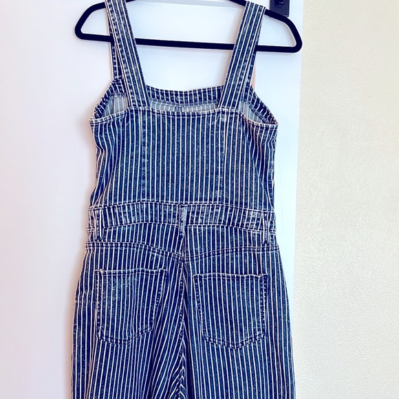 Denim stripe jumpsuit - Picture 4 of 8